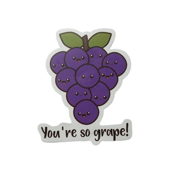 🎯 10 for $10 / You're So Grape Sticker - Picture 2 of 2